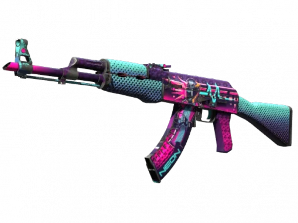 AK-47 | Neon Rider (Well-Worn)