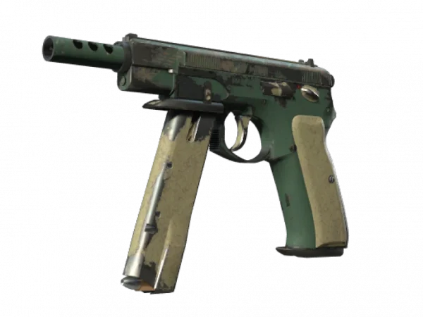 CZ75-Auto | Green Plaid (Battle-Scarred)