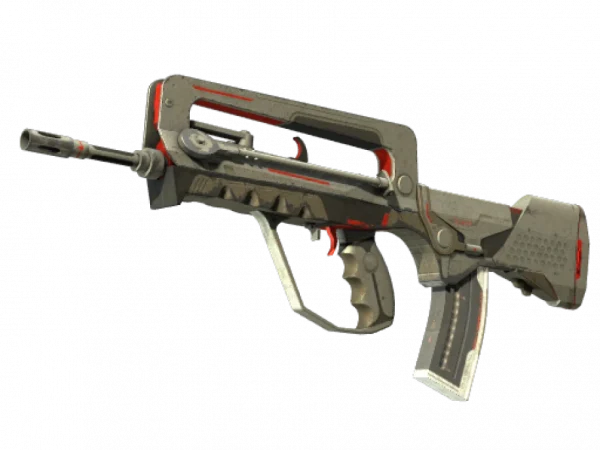 FAMAS | Mecha Industries (Battle-Scarred)