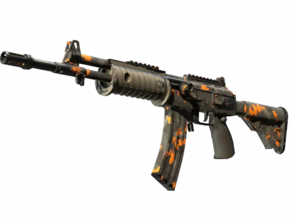 Galil AR | Orange DDPAT (Well-Worn)