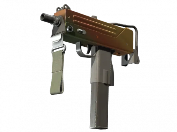 MAC-10 | Amber Fade (Well-Worn)