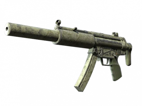 MP5-SD | Bamboo Garden (Battle-Scarred)