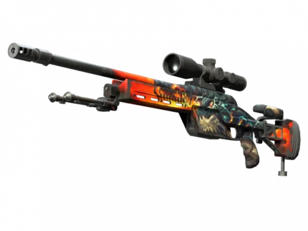 SSG 08 | Dragonfire (Well-Worn)