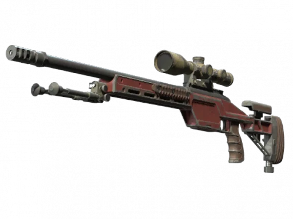 SSG 08 | Red Stone (Battle-Scarred)