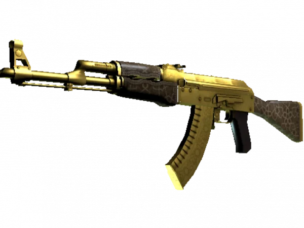 Souvenir AK-47 | Gold Arabesque (Well-Worn)