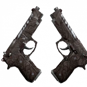 Dual Berettas | Pyre (Well-Worn)