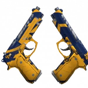 Dual Berettas | Marina (Well-Worn)