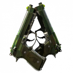 StatTrak™ Dual Berettas | Cobra Strike (Battle-Scarred)