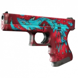 StatTrak™ Glock-18 | Water Elemental (Well-Worn)