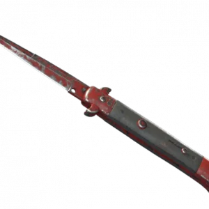 ★ Stiletto Knife | Crimson Web (Battle-Scarred)