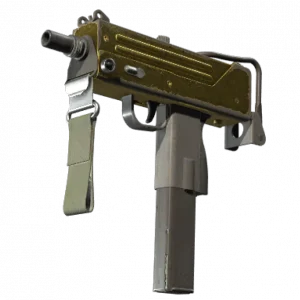 MAC-10 | Gold Brick (Battle-Scarred)