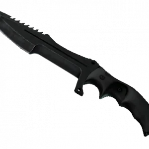 ★ StatTrak™ Huntsman Knife | Black Laminate (Minimal Wear)