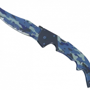 ★ StatTrak™ Falchion Knife | Bright Water (Well-Worn)