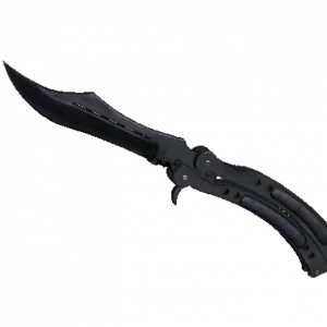 ★ StatTrak™ Butterfly Knife | Blue Steel (Battle-Scarred)