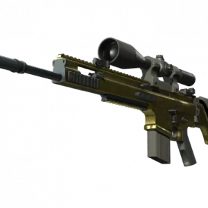 SCAR-20 | Brass (Well-Worn)