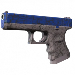 StatTrak™ Glock-18 | Blue Fissure (Minimal Wear)