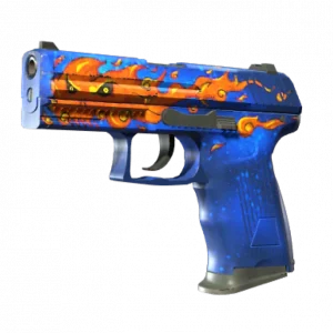 StatTrak™ P2000 | Fire Elemental (Minimal Wear)