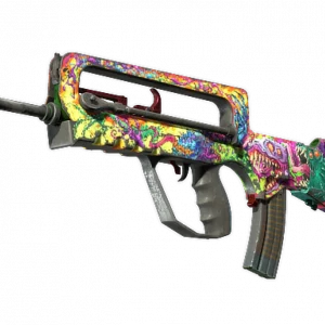 StatTrak™ FAMAS | Bad Trip (Battle-Scarred)