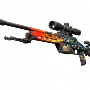 StatTrak™ SSG 08 | Dragonfire (Minimal Wear)