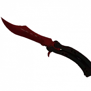 ★ Butterfly Knife | Crimson Web (Minimal Wear)