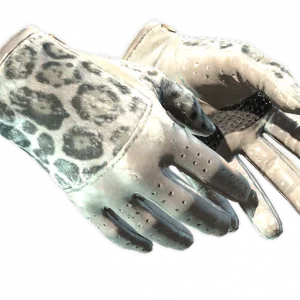 ★ Driver Gloves | Snow Leopard (Well-Worn)