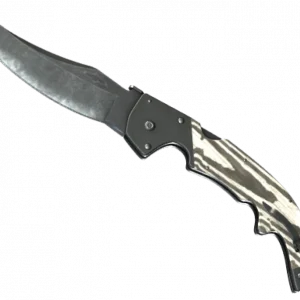 ★ Falchion Knife | Black Laminate (Minimal Wear)