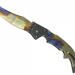 ★ Falchion Knife | Case Hardened (Well-Worn)