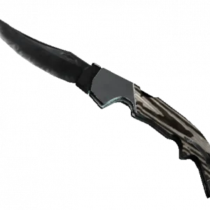 ★ StatTrak™ Falchion Knife | Black Laminate (Well-Worn)