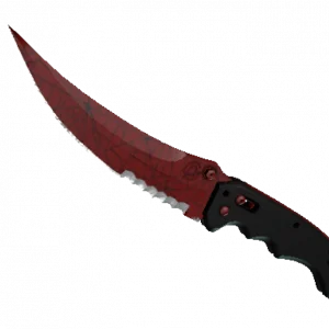 ★ StatTrak™ Flip Knife | Crimson Web (Minimal Wear)