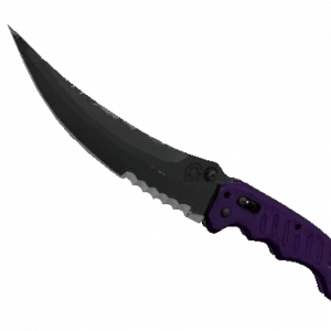 ★ StatTrak™ Flip Knife | Ultraviolet (Well-Worn)