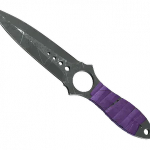 ★ StatTrak™ Skeleton Knife | Ultraviolet (Battle-Scarred)