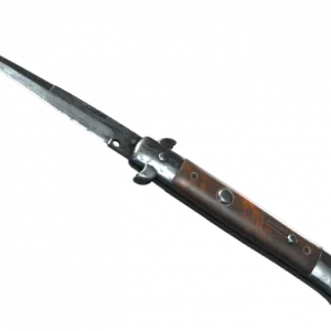 ★ Stiletto Knife | Damascus Steel (Field-Tested)