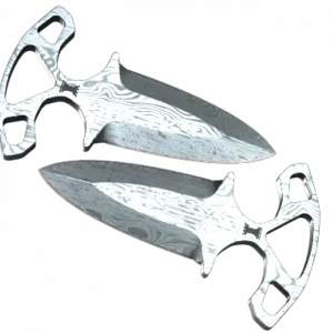★ Shadow Daggers | Damascus Steel (Well-Worn)