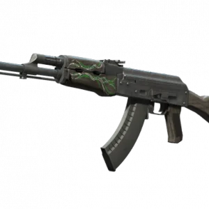 Souvenir AK-47 | Emerald Pinstripe (Well-Worn)