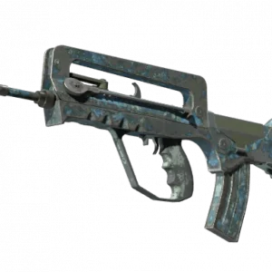 Souvenir FAMAS | Cyanospatter (Battle-Scarred)