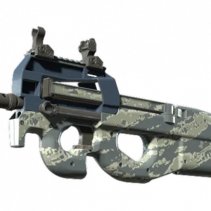 Souvenir P90 | Blue Tac (Minimal Wear)
