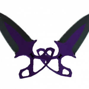 ★ StatTrak™ Shadow Daggers | Ultraviolet (Well-Worn)