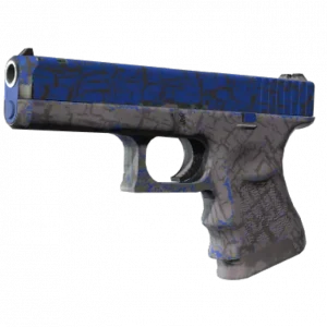 Souvenir Glock-18 | Blue Fissure (Well-Worn)
