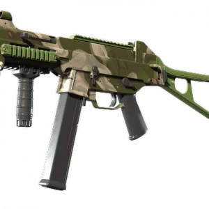 Souvenir UMP-45 | Green Swirl (Minimal Wear)