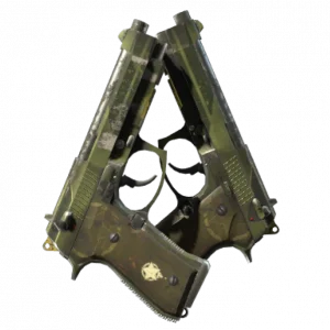 StatTrak™ Dual Berettas | Retribution (Well-Worn)
