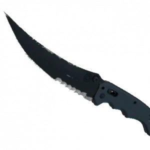 ★ StatTrak™ Flip Knife | Night (Well-Worn)