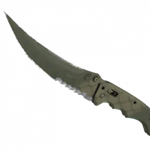 ★ StatTrak™ Flip Knife | Safari Mesh (Well-Worn)
